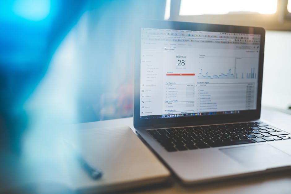 Consultant SEO a Tours analysant les performances d'un site web